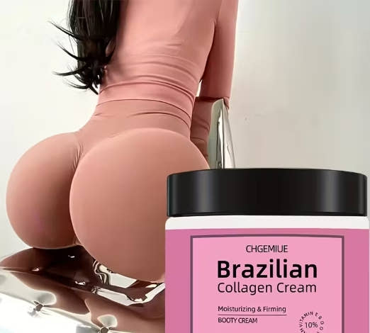 Brazilian Butt Lift Cream, with Collagen and Marula Oil, Hydrating, Formaldehyde-Free,