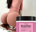 Brazilian Butt Lift Cream, with Collagen and Marula Oil, Hydrating, Formaldehyde-Free,