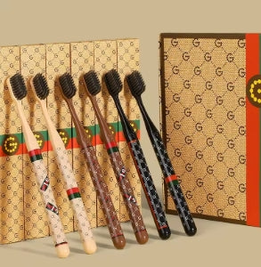 Set of 6/box of toothbrushes, oral care, gentle hair cleaning