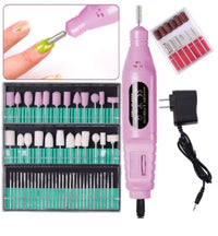 YIKOOLIN-6 in 1 electric nail drill kit, manicure polisher, portable nail file, nail drill equipment