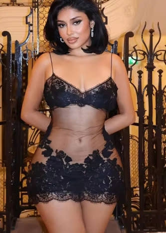 Shestyle Lace Transparent Mini Dress Sexy Women Wrapping Spaghetti Embroidery Flower Sheath Nightwear Club Mesh Wave Fantacy