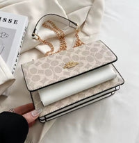 2025 New! Luxury - Brand Women's High - Quality Fashion Handbag - Chain - Strap Multi - Compartment Small Square Bag in European