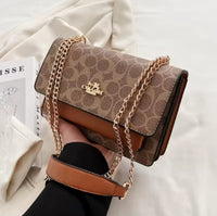 2025 New! Luxury - Brand Women's High - Quality Fashion Handbag - Chain - Strap Multi - Compartment Small Square Bag in European