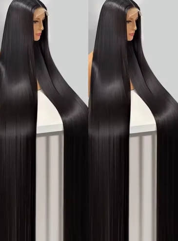 300% High Density Straight Human Hair Wigs 13x6 13x4 HD Lace Front Wig Brazilian 40 46 Inch 360 Full Lace Frontal Human Hair Wig