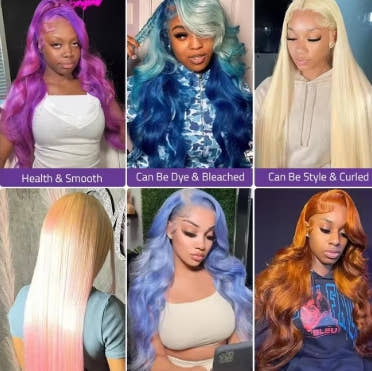 613 Blonde Body Wave 13x6 HD Lace Frontal 100 Human Hair Wigs 30 36 Inch Honey Colored Lace Closure Front Wig for Black Women