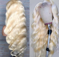 360 Lace Frontal Wig 613 Blonde 13x4 13x6 Body Wave Lace Front Wig Preplucked Brazilian Lace Front Human Hair Wigs 30 32 46 Inch