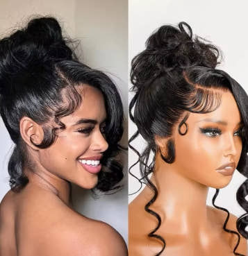 Hidden Strap Body Wave 360 HD Full Lace Front Wigs Human Hair Pre Plucked 12A Glueless Brazilian Virgin Wig With Drawstring