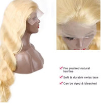 360 Lace Frontal Wig 613 Blonde 13x4 13x6 Body Wave Lace Front Wig Preplucked Brazilian Lace Front Human Hair Wigs 30 32 46 Inch