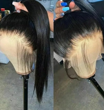 30 Inch 360 Full Lace Front Wigs Human Hair Straight 13x6 Hd Lace Frontal Wig 250 Density 100% Real Human Hair For Women