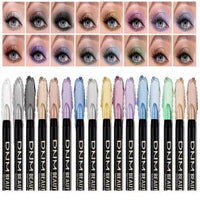 16-color pearlescent eyeliner, long-lasting waterproof eye makeup smudge-free eyeliner with color shine