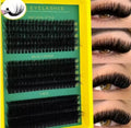 60D80D100D Thick False Eyelashes with Mixed Length, Cat Eye Style with D-Curl for a Fluffy and Dramatic Look, Suitable for Beginners