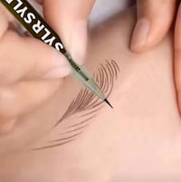 0.008mm Ultra-Thin Eyebrow Pencil, Long Lasting, Smudge-Proof, Waterproof, Sweatproof, Highly Pigmented, Easy to Apply, Liquid Eyebrow Pencil