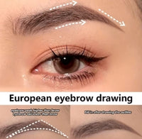 0.008mm Ultra-Thin Eyebrow Pencil, Long Lasting, Smudge-Proof, Waterproof, Sweatproof, Highly Pigmented, Easy to Apply, Liquid Eyebrow Pencil