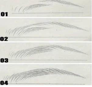 0.008mm Ultra-Thin Eyebrow Pencil, Long Lasting, Smudge-Proof, Waterproof, Sweatproof, Highly Pigmented, Easy to Apply, Liquid Eyebrow Pencil