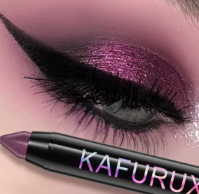 24 Colors Pearly Glitter Eyeshadow Eyeliner Waterproof Pencil Matte Eye Shadow Nude Eye Makeup Glitter Highlighter Pen Tool