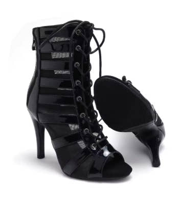 Women High Quality Heels Peep Toe Boot Stilettos Jazz Dance Woman Shoes Ballroom Suede Sole Customizable Outdoor Sexy