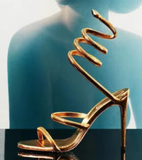 Eilyken Summer Street Style Ankle Strap Open Toe Narrow Band Women Sandals Thin High Heels Stripper Sexy Banquet Shoes