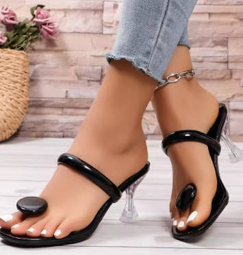 New Women Sandals Narrow Band Ankle Buckle Strap Platform Slippers High Heels Sandals Women Party Shoes Sandalias Mujer Slides
