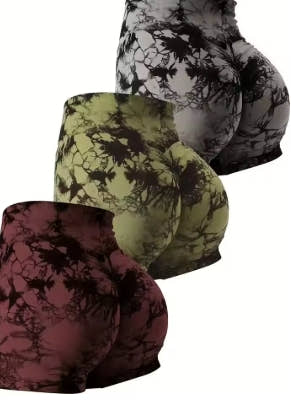 Women's Three-Piece Yoga Shorts