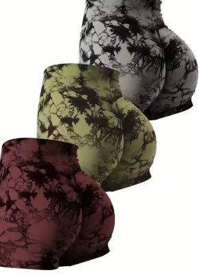 Women's Three-Piece Yoga Shorts