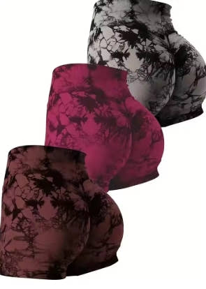 Women's Three-Piece Yoga Shorts