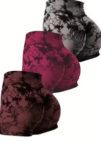 Women's Three-Piece Yoga Shorts