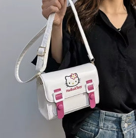 Anime Crossbody Bags Sanrio Hello Kitty Melody Kuromi Cinnamon Girls Women Luxury Brand Handbag High Quality Designer Handbags Gifts