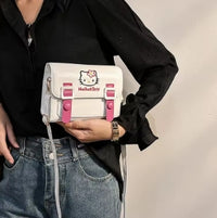 Anime Crossbody Bags Sanrio Hello Kitty Melody Kuromi Cinnamon Girls Women Luxury Brand Handbag High Quality Designer Handbags Gifts