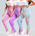 Seamless Aurora High Waist Sport Pants Comfortable hip lift workout Pants for Women Fitness Running Cycling Yoga Leggings