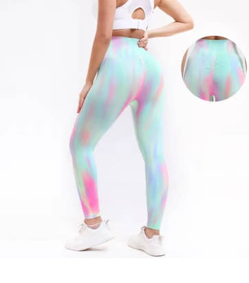 Seamless Aurora High Waist Sport Pants Comfortable hip lift workout Pants for Women Fitness Running Cycling Yoga Leggings