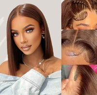 Straight Human Hair Bundles with Closure 2x6 4x4 Raw Brazilian Hair Extensions Weave 3 4 Bundles with 13x4 Transparent Frontal