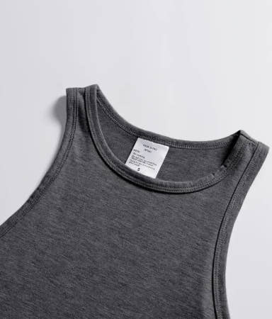 Women's Greek Mythology Medusa & Greek Key Cropped Tank Top - Grey Sleeveless Shirt, Casual All-Season Wear, Wrinkle-Resistant Round Neck Blouse (Medusa Print Vest) for Jeans & Dresses - Machine Washable Greek Goddess Style