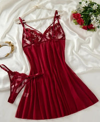 Large Size Sexy Mesh, Sexy Sleepwear, Sexy Suspender, Pure Desire, Seductive Lace Sleepwear