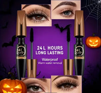 2pcs Waterproof Fiber Mascara, Curl Thickening Effect, Long-Lasting Black Formula | Waterproof, stain-resistant,