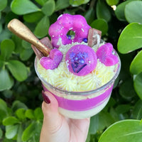 Candle dessert With Scented Hearts soy wax