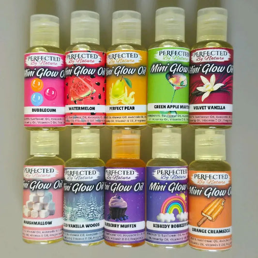 Mini Glow Oils - Small Sample Size (mini body scented oils)