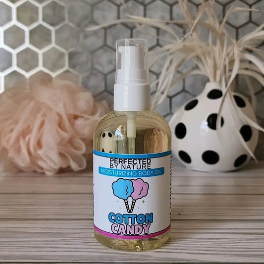 Cotton Candy Glowy Oil - Nourishing Body Oil Moisturizer for Body Care