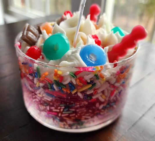 Candy Explosion Dessert Candle