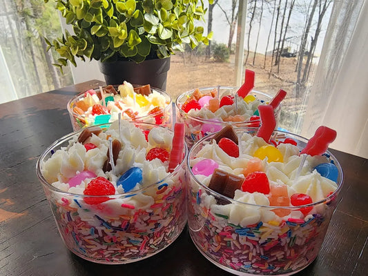Candy Explosion Dessert Candle