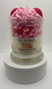 Strawberry Soy Candle/Strawberry Cake Dessert Candle